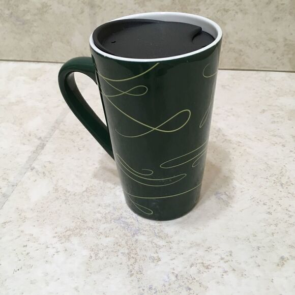‎STARBUCKS TRAVEL MUG WITH LID IN GREEN - Picture 4 of 7